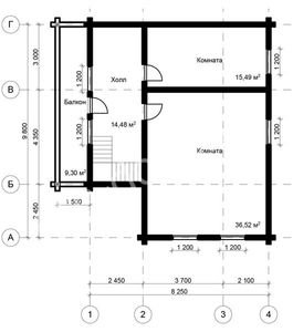 Проект дома № ЭД-76